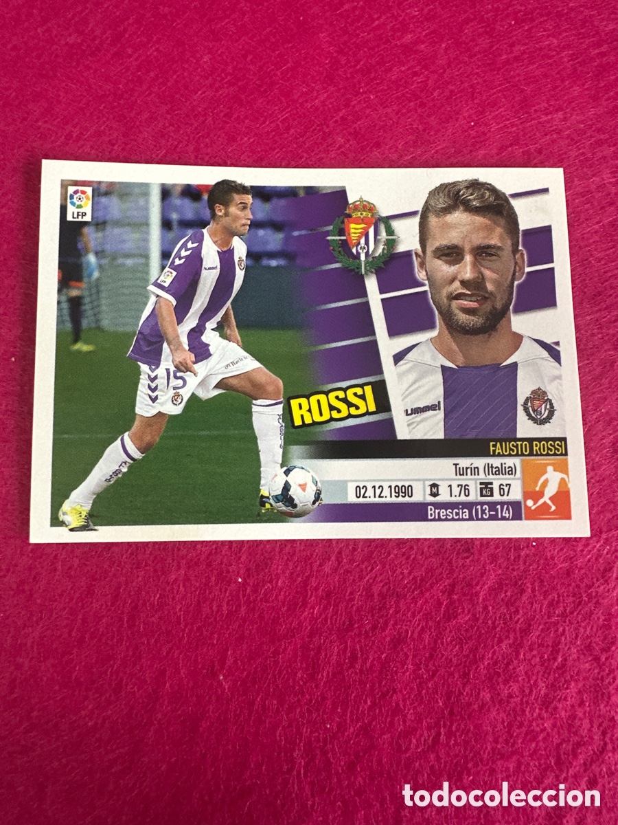 Cromos de F&uacute;tbol: ROSSI(VALLADOLID) 12B COLOCA LIGA ESTE 2013-2014 13 14 NUNCA PEGADO SIN PEGAR