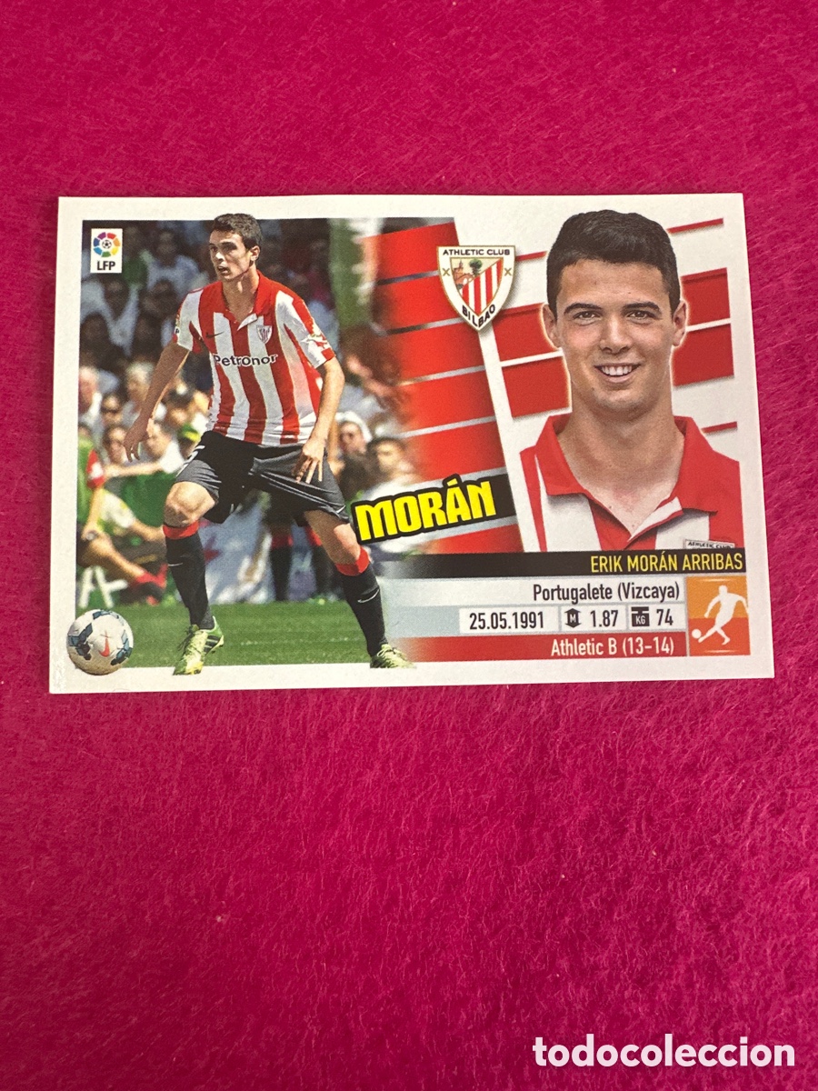 Fu&szlig;ball-Sticker: MOR&Aacute;N(ATHLETIC BILBAO)10 B COLOCA LIGA ESTE 2013-2014 13 14 NUNCA PEGADO SIN PEGAR