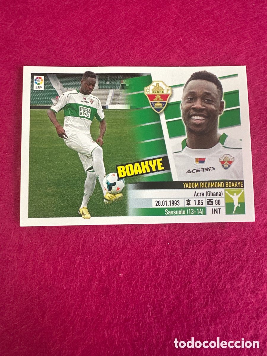 Football Stickers: BOAKYE(ELCHE)16B COLOCA LIGA ESTE 2013-2014 13 14 NUNCA PEGADO SIN PEGAR