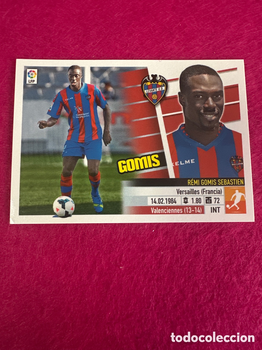 Cromos de f&uacute;tbol: GOMIS(LEVANTE)9B COLOCA LIGA ESTE 2013-2014 13 14 NUNCA PEGADO SIN PEGAR