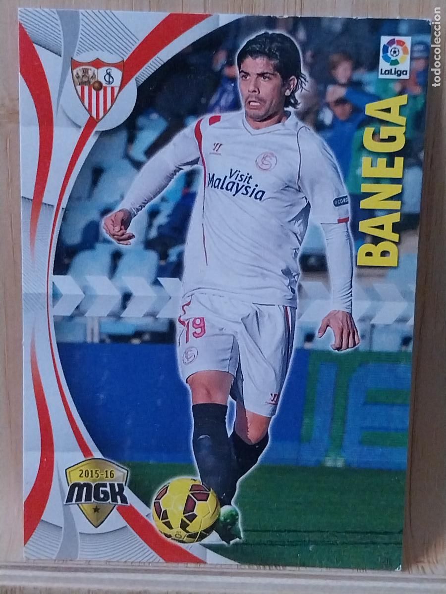 Cromos de F&uacute;tbol: BANEGA SEVILLA F C PANINI MGK MEGAKRAKS 2015 15 16 CROMO 447 ORIGINAL TRADING CARD