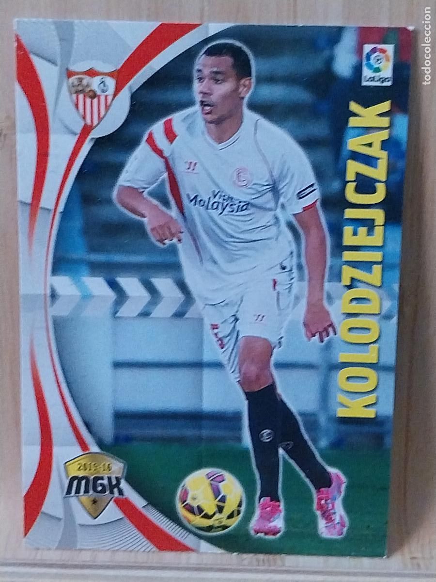 Cromos de F&uacute;tbol: KOLODZIEJCZAK SEVILLA F C PANINI MGK MEGAKRAKS 2015 15 16 CROMO 441 -- ORIGINAL TRADING CARD