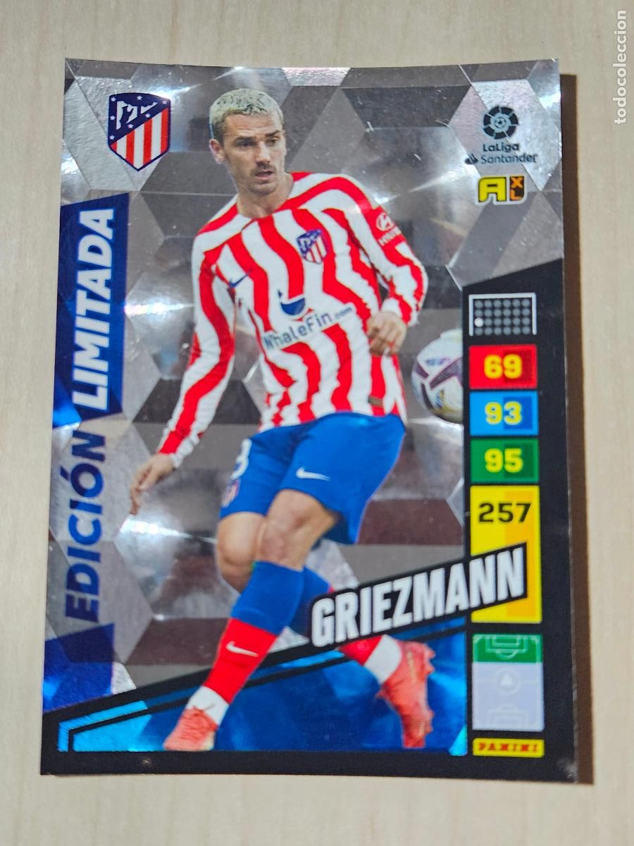 Cromos de F&uacute;tbol: FICHA GRIEZMANN - ADRENALYN 22 23 - PANINI 2022 - 23 - CROMO - EDICION LIMITADA