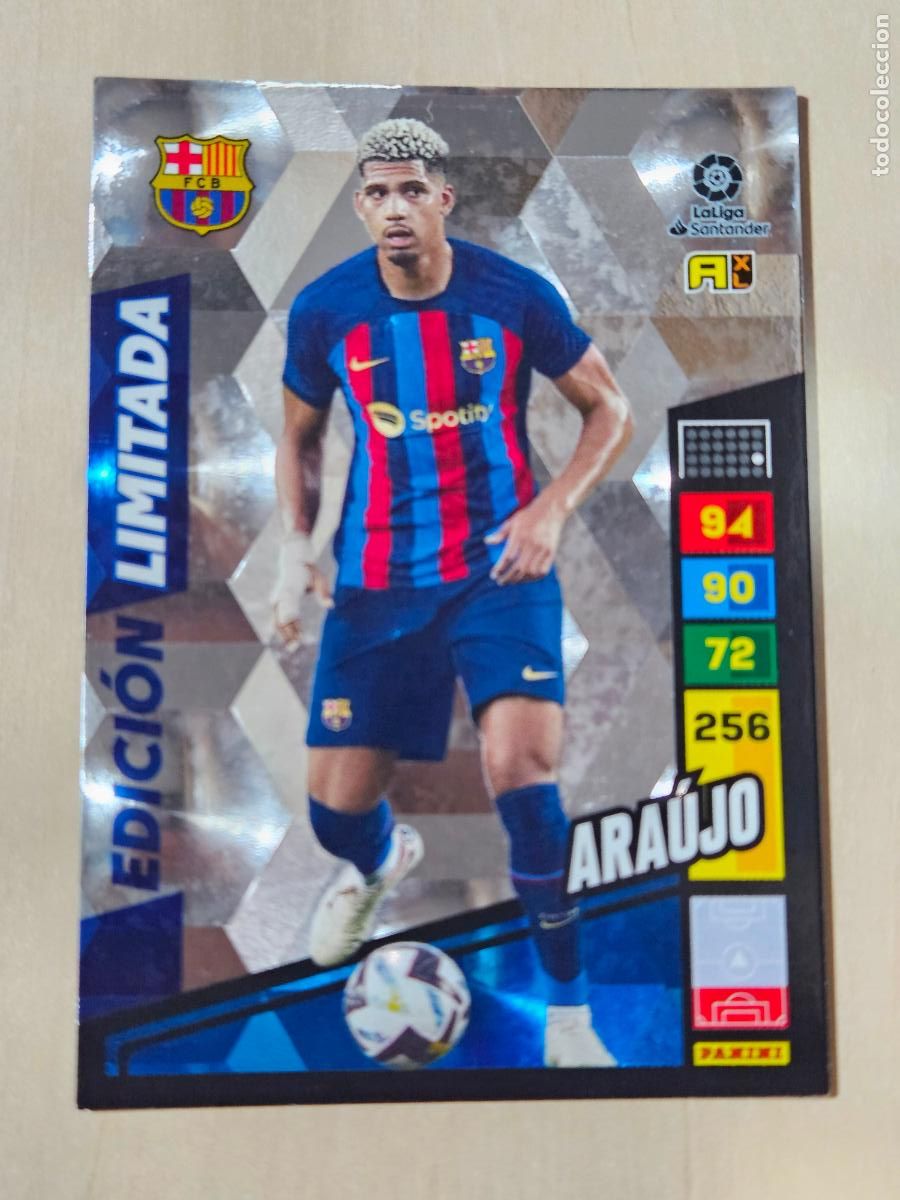 Cromos de F&uacute;tbol: FICHA ARAUJO - ADRENALYN 22 23 - PANINI 2022 - 23 - CROMO - EDICION LIMITADA