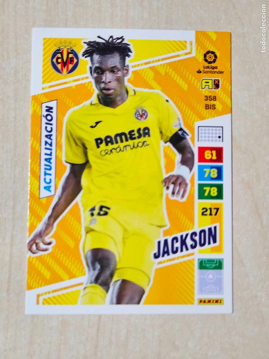 Cromos de F&uacute;tbol: FICHA N&ordm; 358 BIS - JACKSON - ADRENALYN 22 23 - PANINI 2022 - 23 - CROMO - ACTUALIZACION
