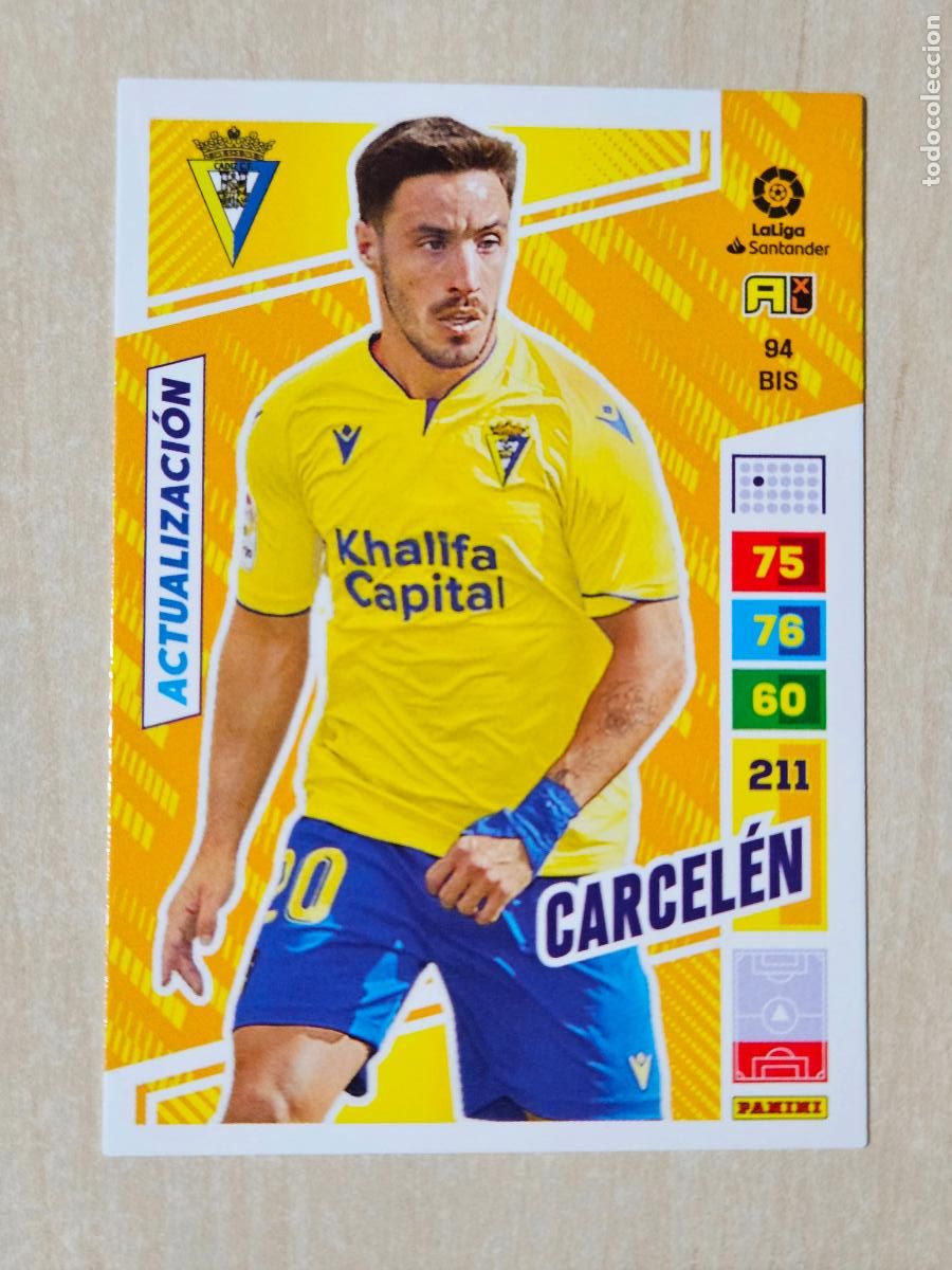 Cromos de F&uacute;tbol: FICHA N&ordm; 94 BIS - CARCELEN - ADRENALYN 22 23 - PANINI 2022 - 23 - CROMO - ACTUALIZACION