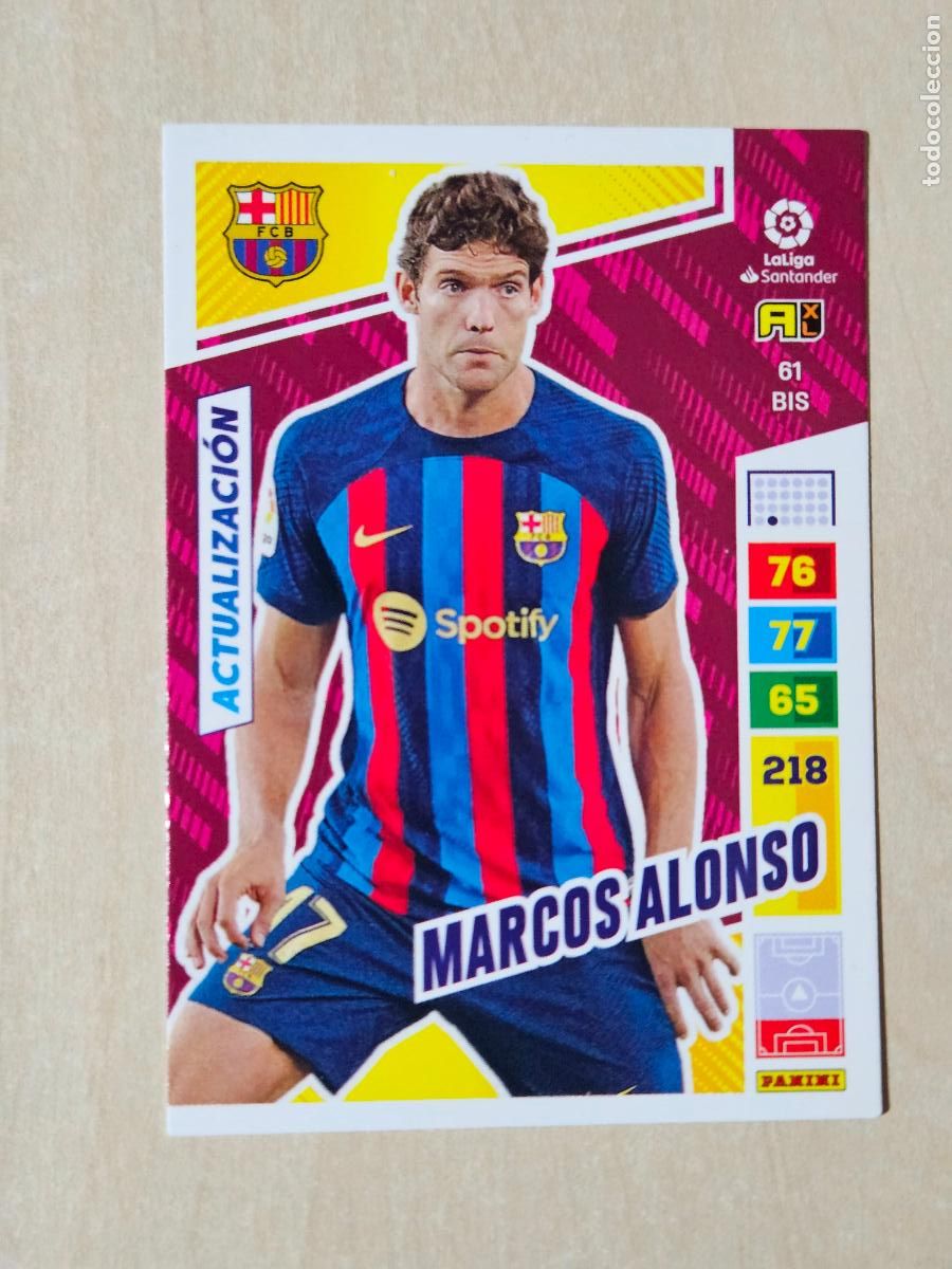 Cromos de F&uacute;tbol: FICHA N&ordm; 61 BIS - MARCOS ALONSO - ADRENALYN 22 23 - PANINI 2022 - 23 - CROMO - ACTUALIZACION