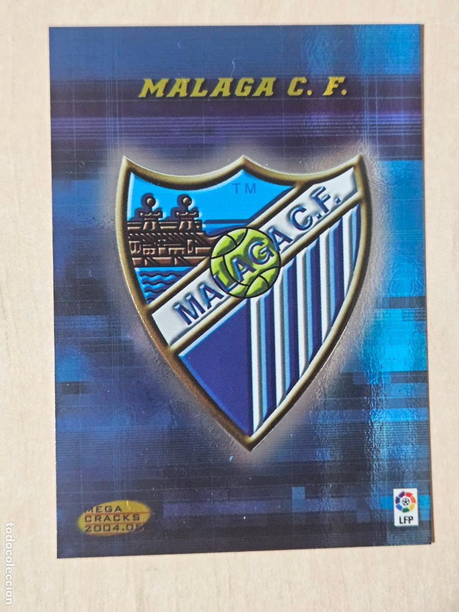 Cromos de F&uacute;tbol: CROMO N&ordm; 181 ESCUDO - MEGACRACKS 2004 05 - MALAGA