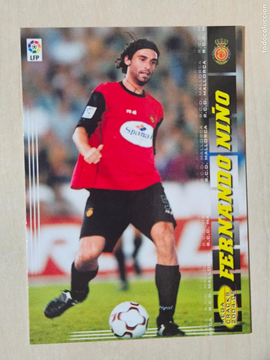 Cromos de F&uacute;tbol: CROMO N&ordm; 204 FERNANDO NI&Ntilde;O - MEGACRACKS 2004 05 - MALLORCA - CORREGIDA