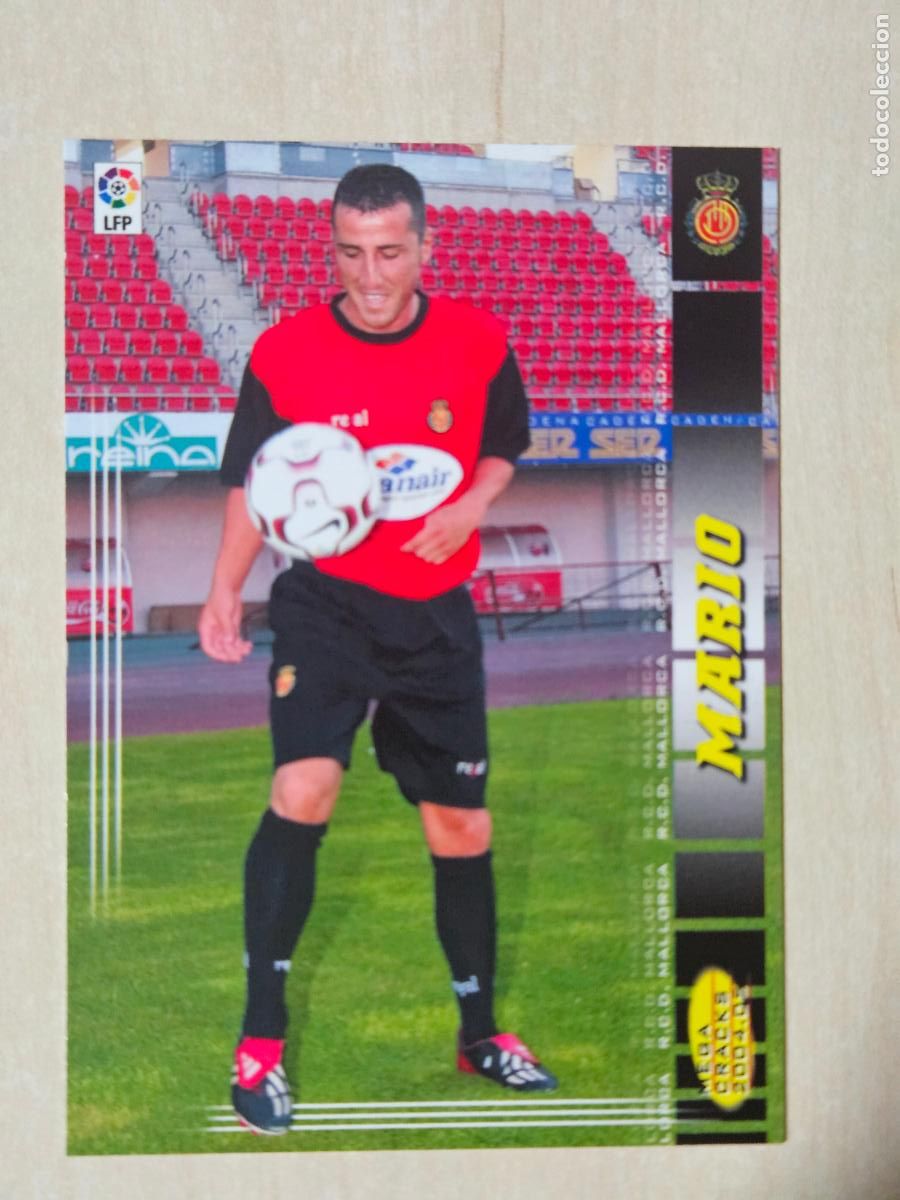 Cromos de F&uacute;tbol: CROMO N&ordm; 206 MARIO - MEGACRACKS 2004 05 - MALLORCA - CORREGIDA