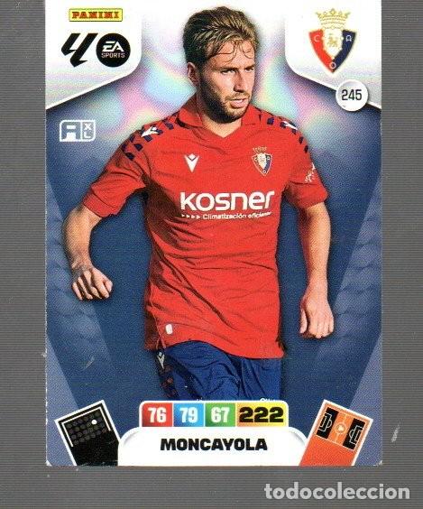 Cromos de F&uacute;tbol: CROMOS DE FUTBOL XL. ADRENALYN PANINI DEL OSASUNA N&ordm; 245 DEL A&Ntilde;O 2025/26 MONCAYOLA