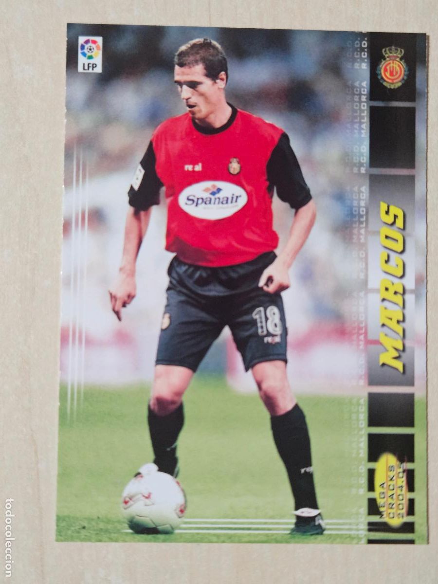 Cromos de F&uacute;tbol: CROMO N&ordm; 212 MARCOS - MEGACRACKS 2004 05 - MALLORCA - CORREGIDA