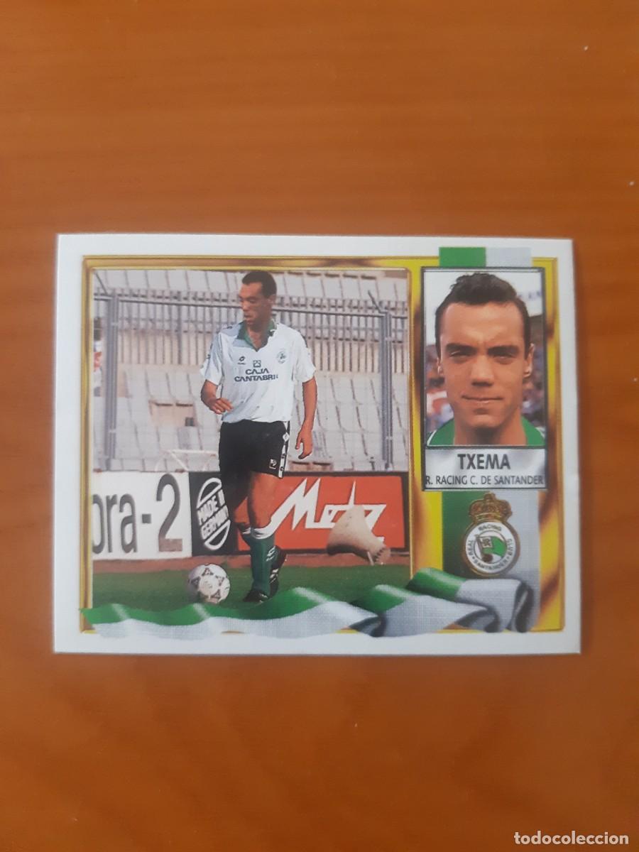 Cromos de F&uacute;tbol: FICHAJE 31 TXEMA RACING DE SANTANDER VERSI&Oacute;N LIGA 95-96 ESTE. NUNCA PEGADO, SIN PEGAR