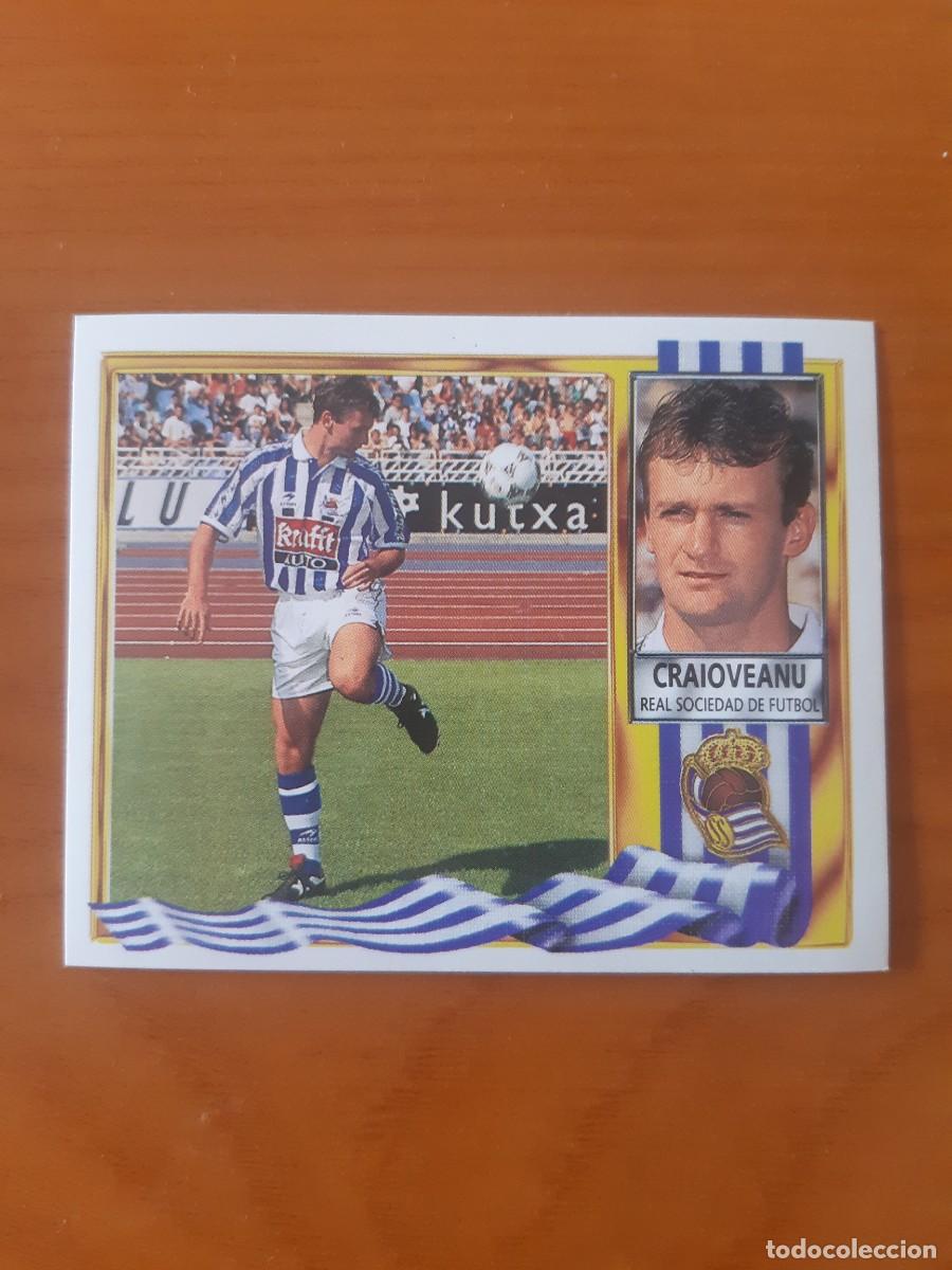 Cromos de F&uacute;tbol: FICHAJE 9 CRAIOVEANU REAL SOCIEDAD LIGA 95-96 ESTE. NUNCA PEGADO, SIN PEGAR