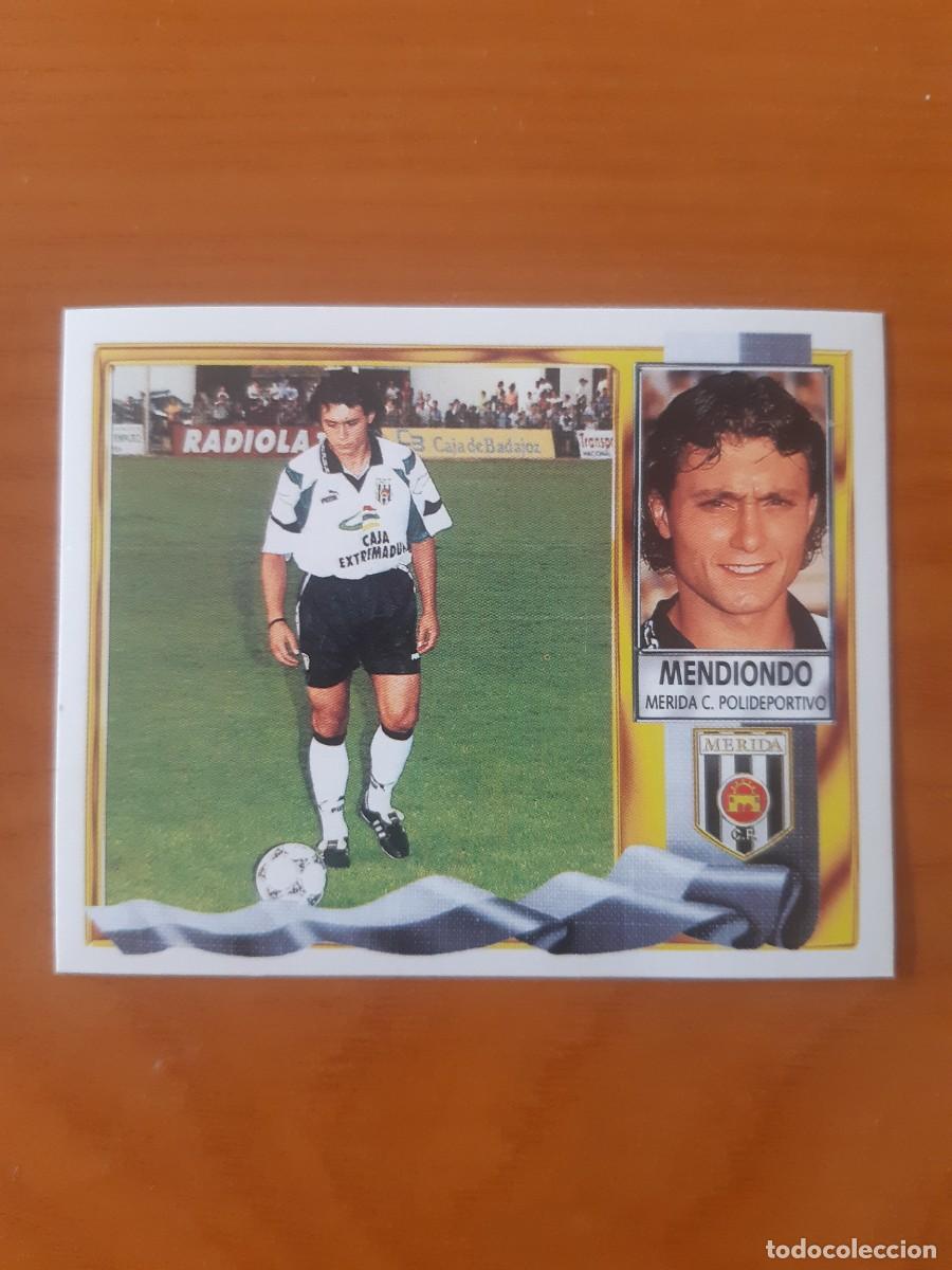 Cromos de F&uacute;tbol: FICHAJE 5 MENDIONDO M&Eacute;RIDA LIGA 95-96 ESTE. NUNCA PEGADO, SIN PEGAR