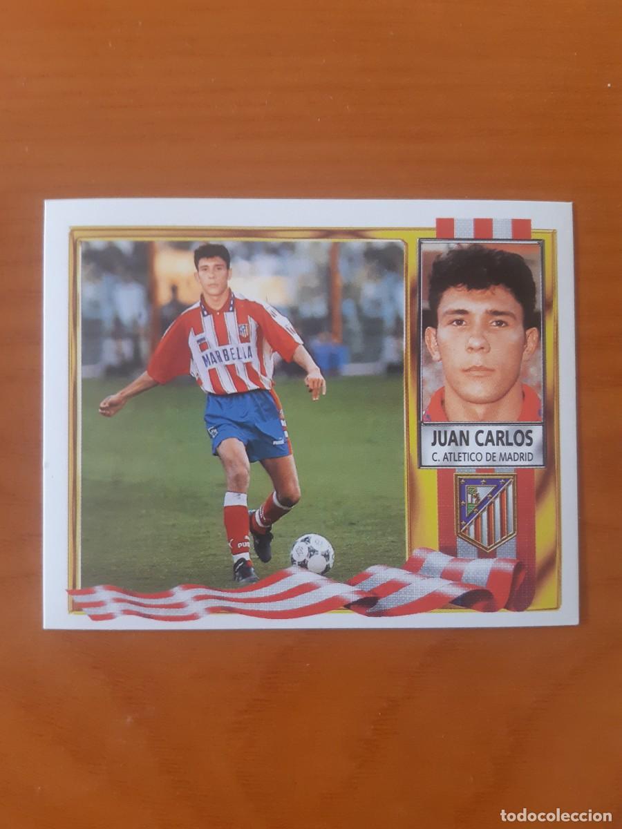 Cromos de F&uacute;tbol: COLOCA JUAN CARLOS ATL&Eacute;TICO MADRID LIGA 95-96 ESTE. NUNCA PEGADO, SIN PEGAR