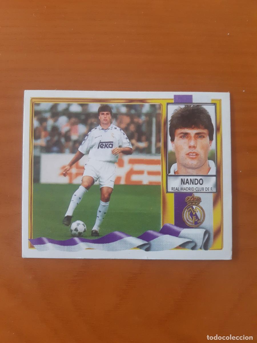 Cromos de F&uacute;tbol: COLOCA NANDO REAL MADRID LIGA 95-96 ESTE. NUNCA PEGADO, SIN PEGAR