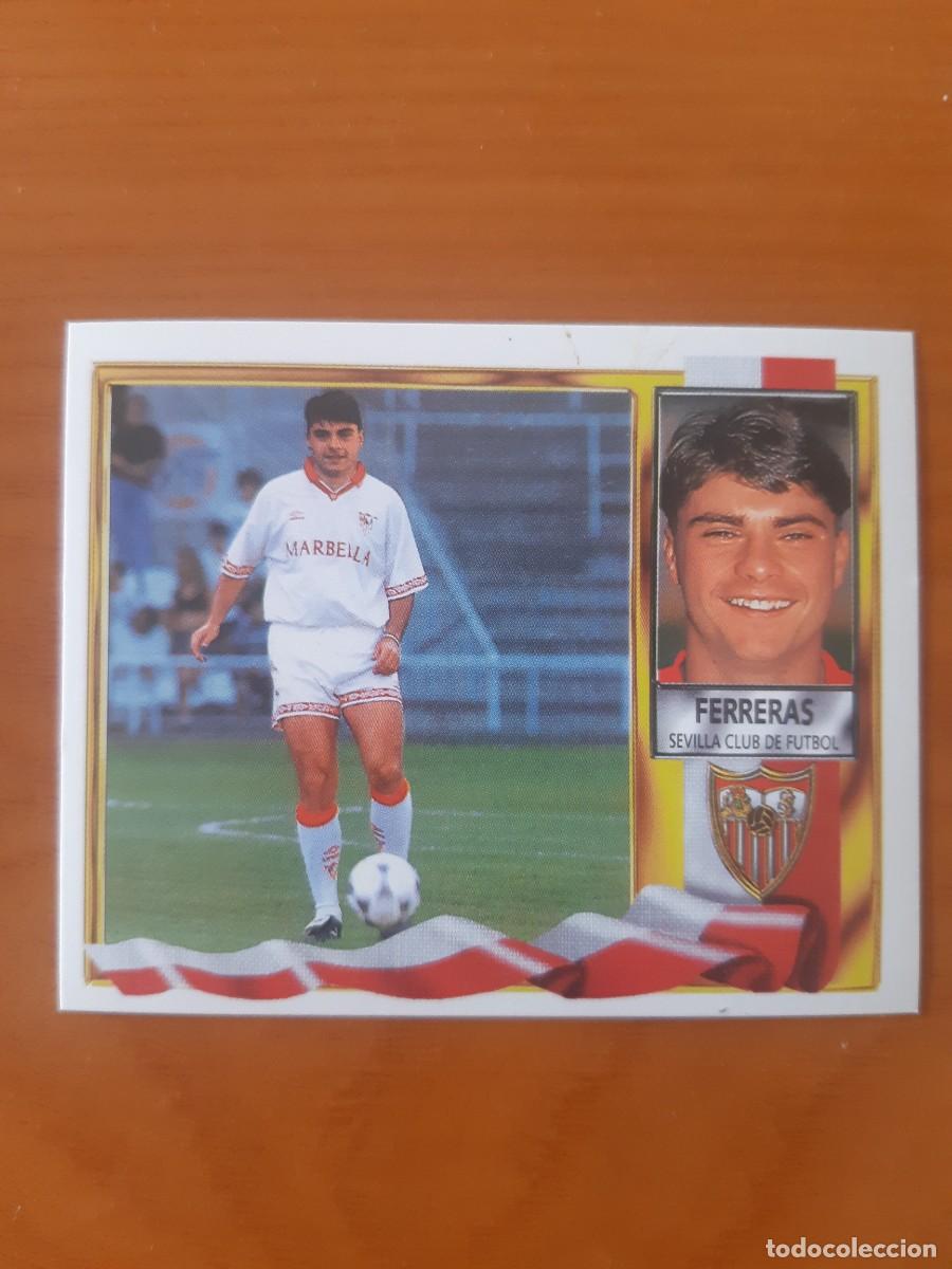 Cromos de F&uacute;tbol: COLOCA FERRERAS SEVILLA LIGA 95-96 ESTE. NUNCA PEGADO, SIN PEGAR