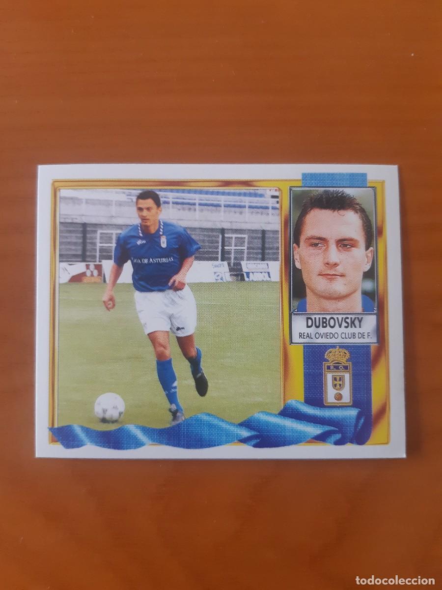 Cromos de F&uacute;tbol: COLOCA DUBOVSKY OVIEDO VERSI&Oacute;N LIGA 95-96 ESTE. NUNCA PEGADO, SIN PEGAR