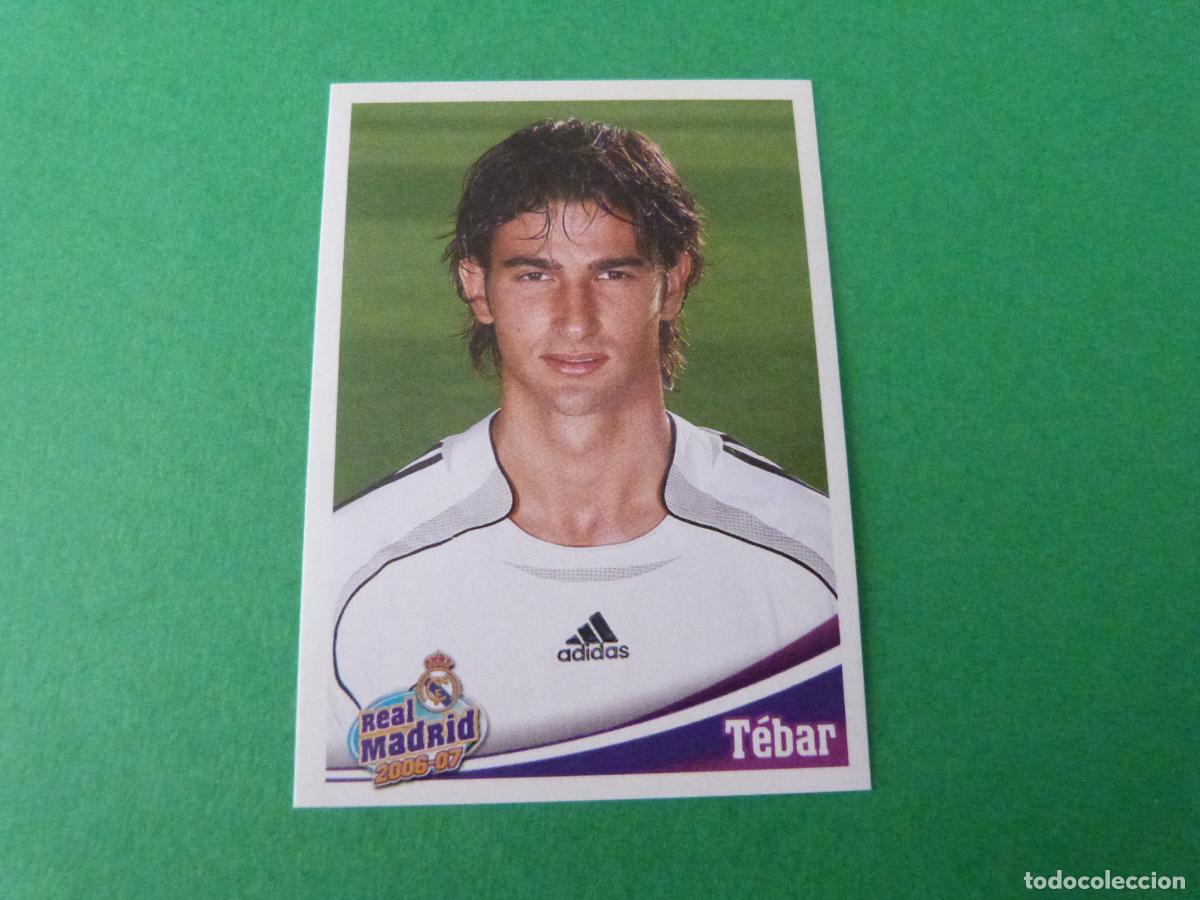 Cromos de F&uacute;tbol: CROMO FUTBOL TEBAR REAL MADRID C.F. SIN PEGAR N&ordm; 165 ALBUM REAL MADRID C.F. 2006-2007/06-07 PANINI