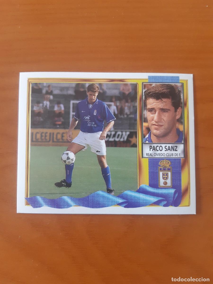Cromos de F&uacute;tbol: COLOCA PACO SANZ OVIEDO LIGA 95-96 ESTE. NUNCA PEGADO, SIN PEGAR