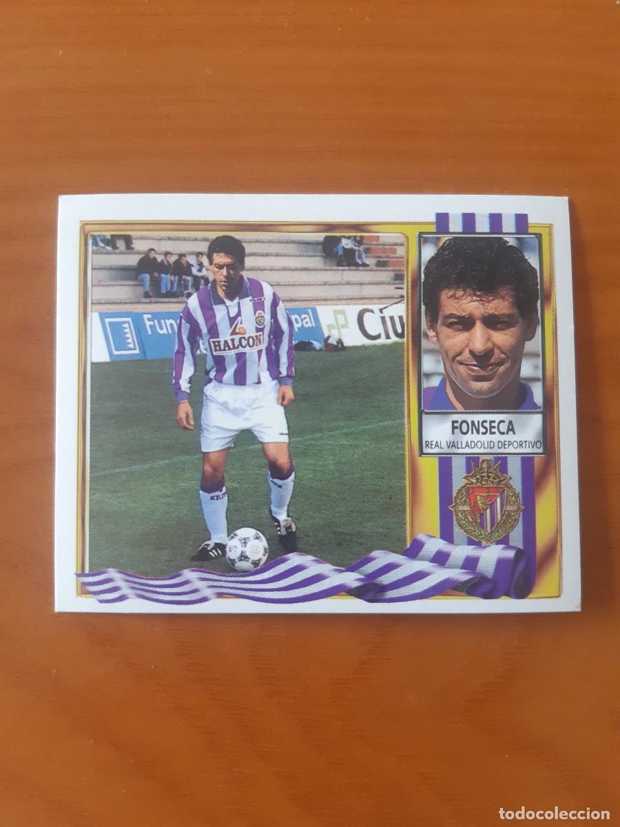 Cromos de F&uacute;tbol: FONSECA VALLADOLID VERSI&Oacute;N HALC&Oacute;N LIGA 95-96 ESTE. NUNCA PEGADO, SIN PEGAR