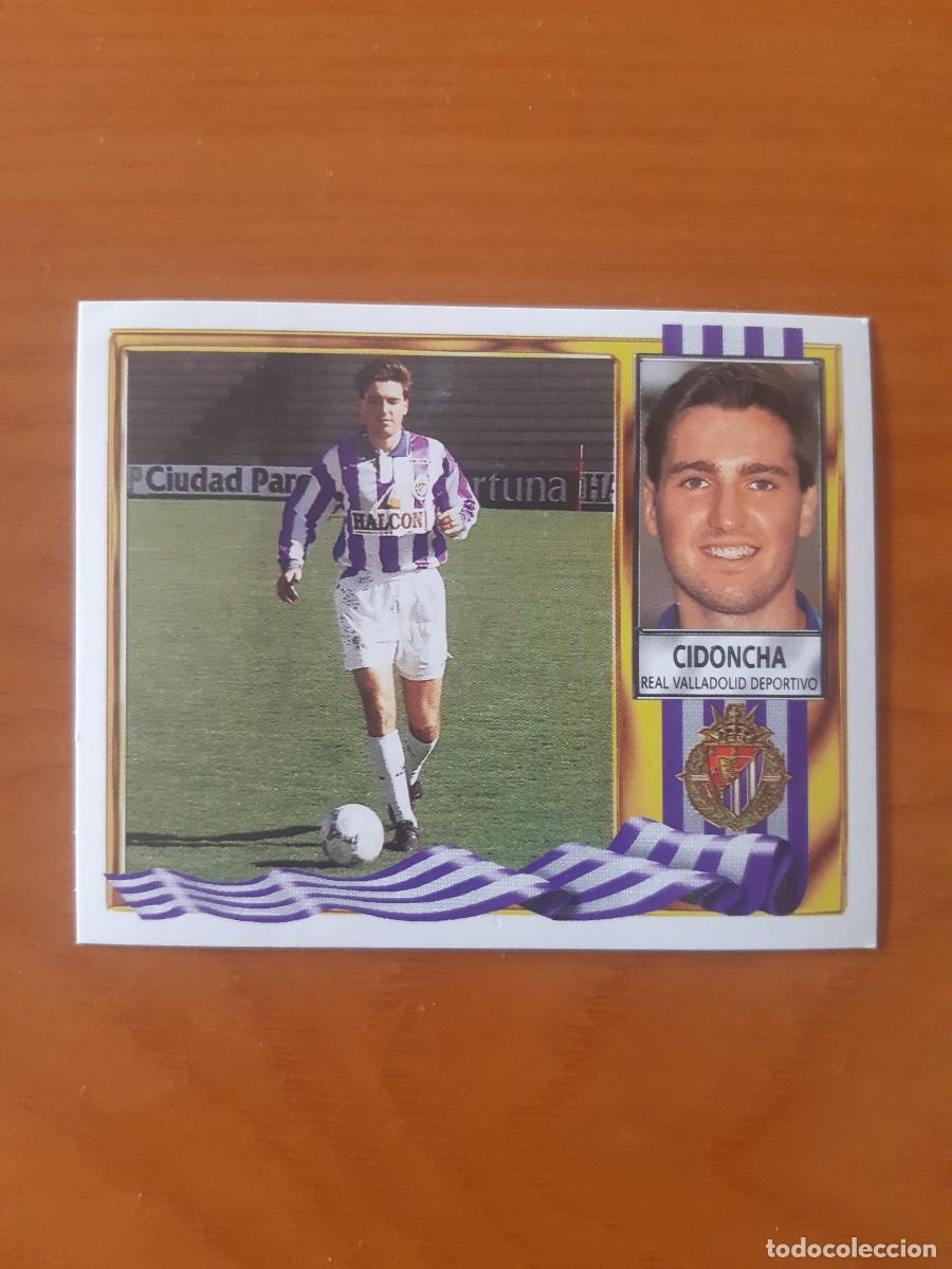Cromos de f&uacute;tbol: BAJA CIDONCHA VALLADOLID VERSI&Oacute;N HALC&Oacute;N LIGA 95-96 ESTE. NUNCA PEGADO, SIN PEGAR