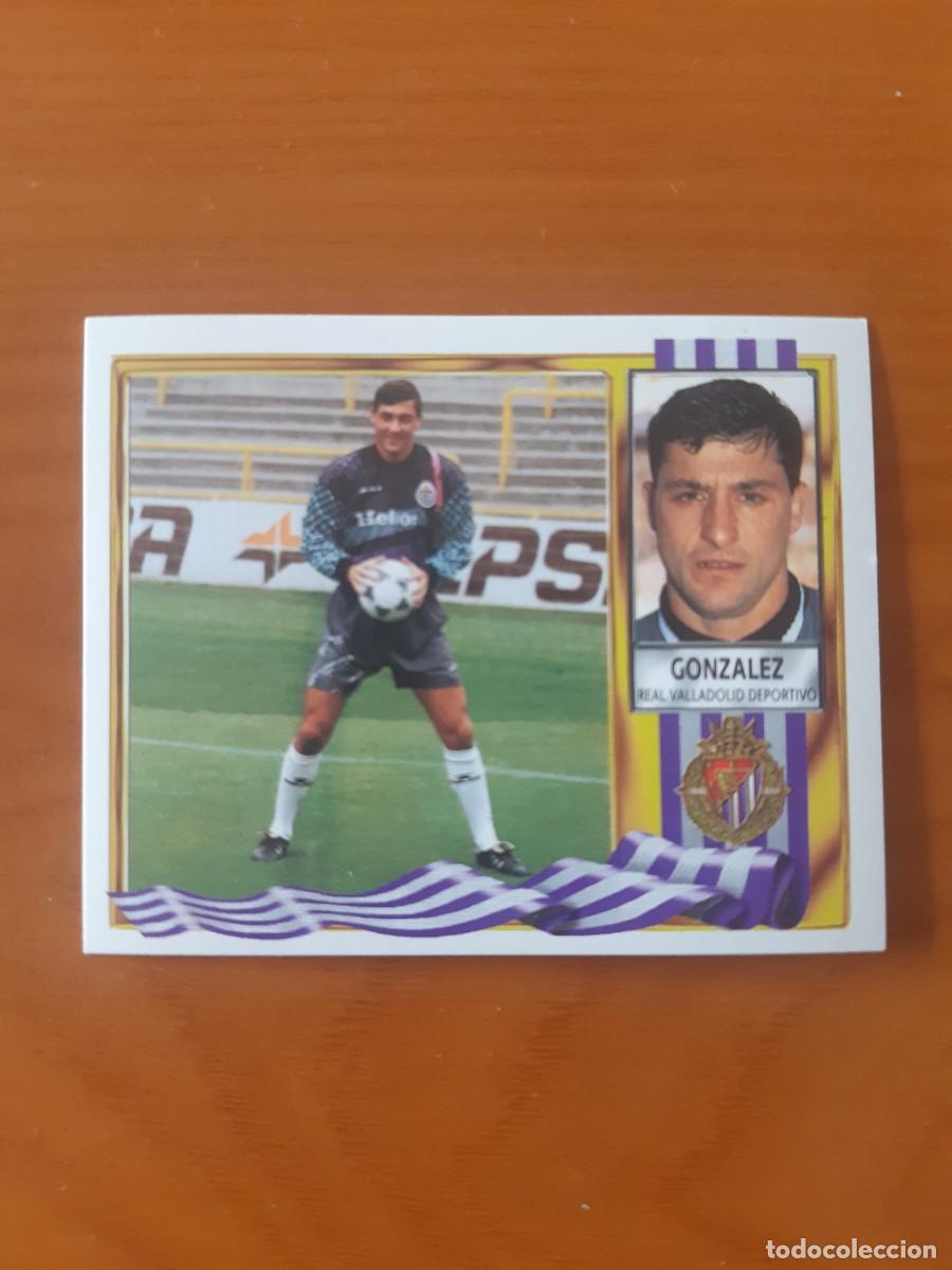 Figurine di Calcio: BAJA GONZ&Aacute;LEZ VALLADOLID LIGA 95-96 ESTE. NUNCA PEGADO, SIN PEGAR