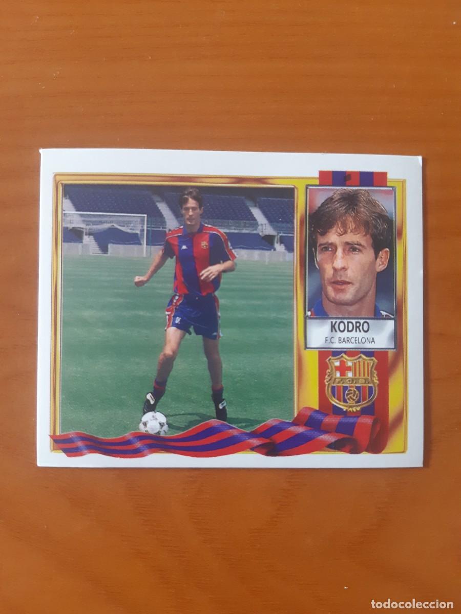 Cromos de F&uacute;tbol: KODRO BARCELONA LIGA 95-96 ESTE. NUNCA PEGADO, SIN PEGAR