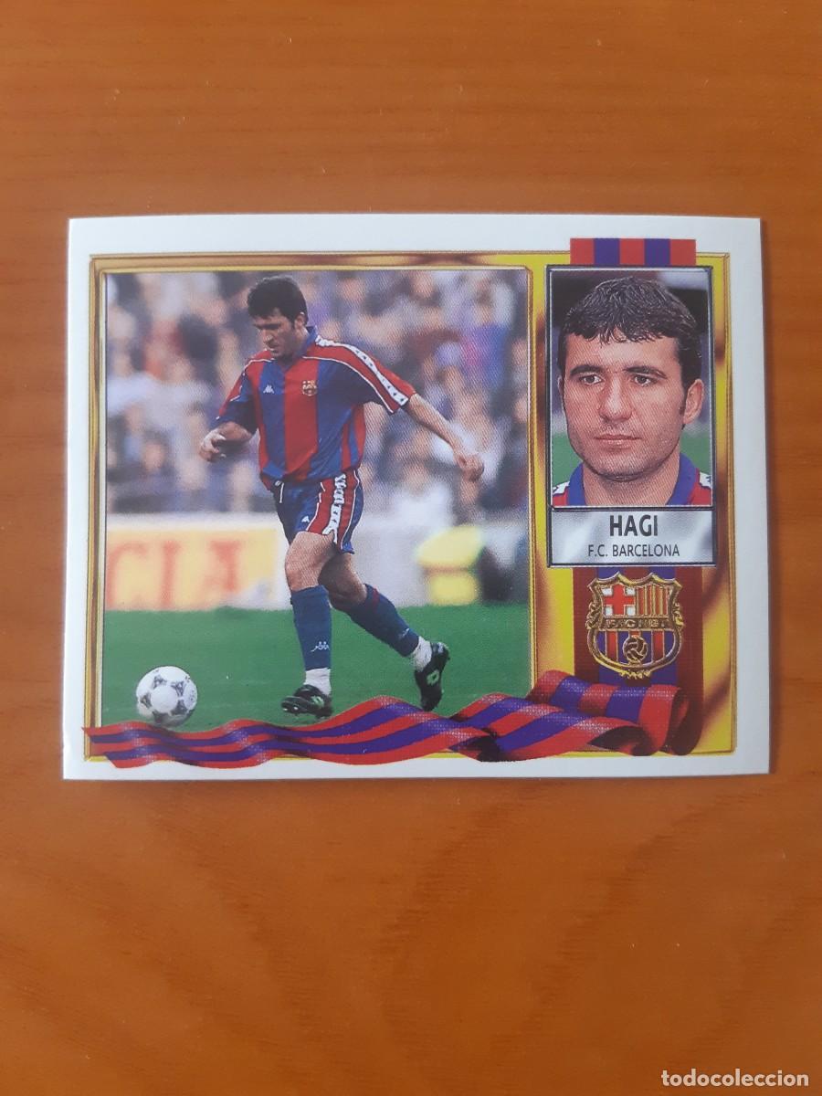 Cromos de F&uacute;tbol: HAGI BARCELONA LIGA 95-96 ESTE. NUNCA PEGADO, SIN PEGAR