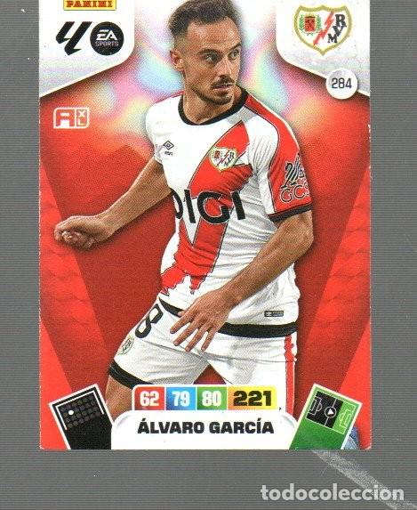 Fu&szlig;ball-Sticker: CROMOS DE FUTBOL XL. ADRENALYN PANINI DEL RAYO N&ordm; 284 DEL A&Ntilde;O 2025/26 &Aacute;LVARO GARCIA