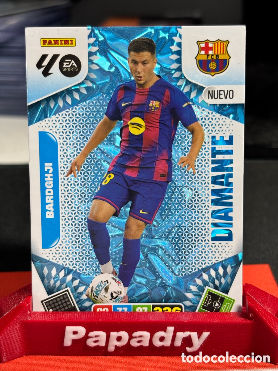 Cromos de F&uacute;tbol: Bardghji Adrenalyn XL 25 26 Nuevo Diamante Dream Box FC Barcelona - Panini