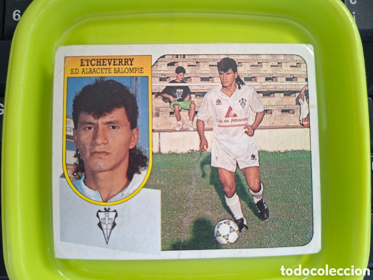 Cromos de F&uacute;tbol: EDICIONES ESTE 91 92 ETCHEVERRY ALBACETE COLOCA - NUNCA PEGADO