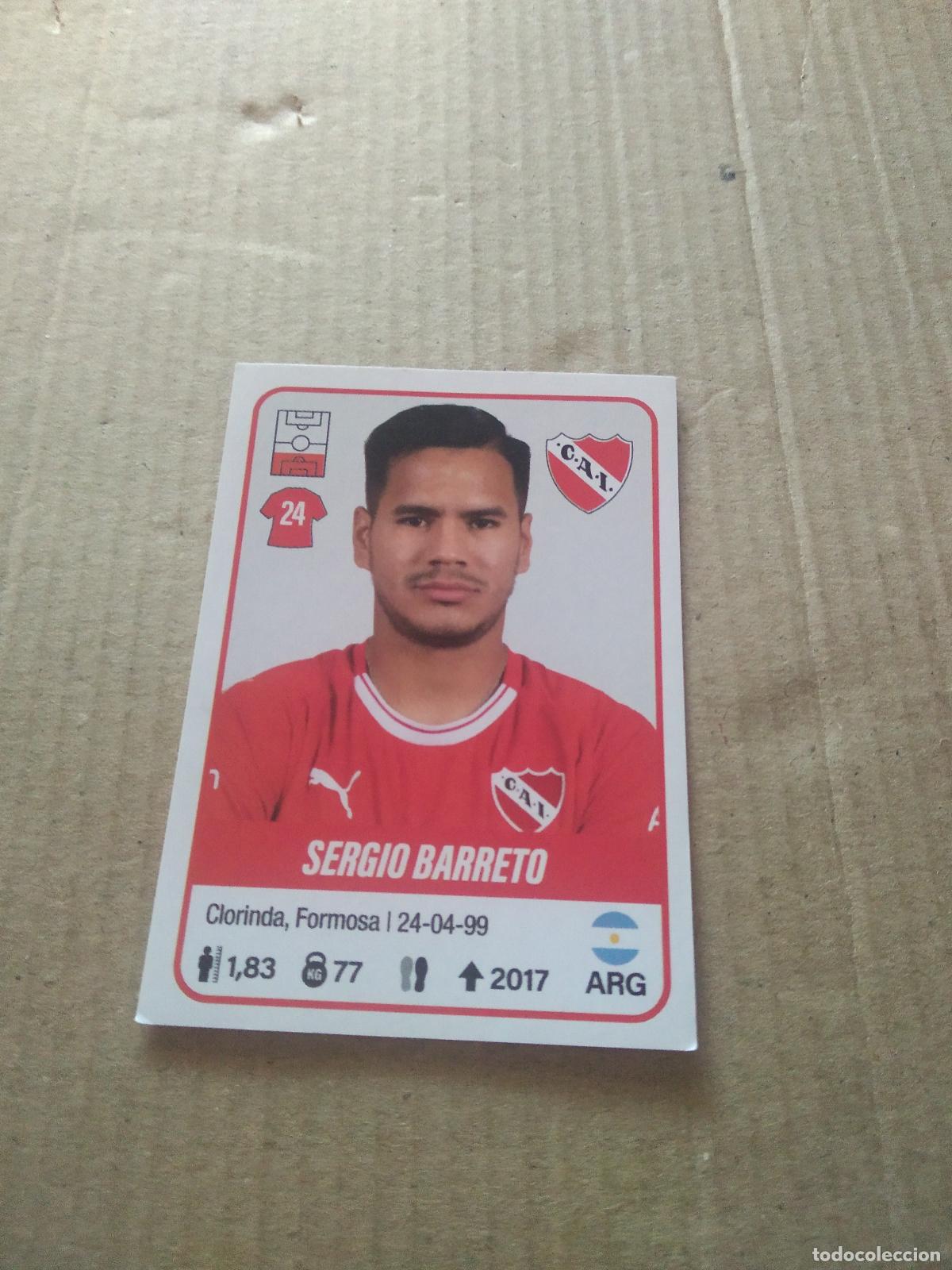 Cromos de F&uacute;tbol: 246 SERGIO BARRETO INDEPENDIENTE CROMO FUTBOL ARGENTINO PANINI LIGA ARGENTINA 2023