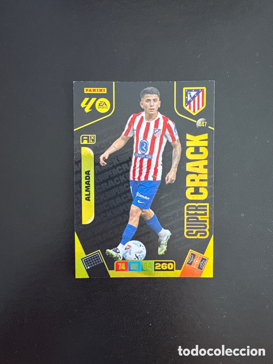 Cromos de F&uacute;tbol: ALMADA SUPERCRACK NUMERO 447 ADRENALYN 2025 2026