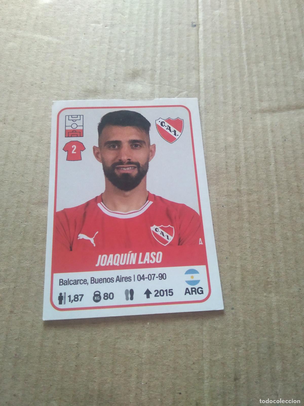 Cromos de F&uacute;tbol: 247 JOAQUIN LASO INDEPENDIENTE CROMO FUTBOL ARGENTINO PANINI LIGA ARGENTINA 2023