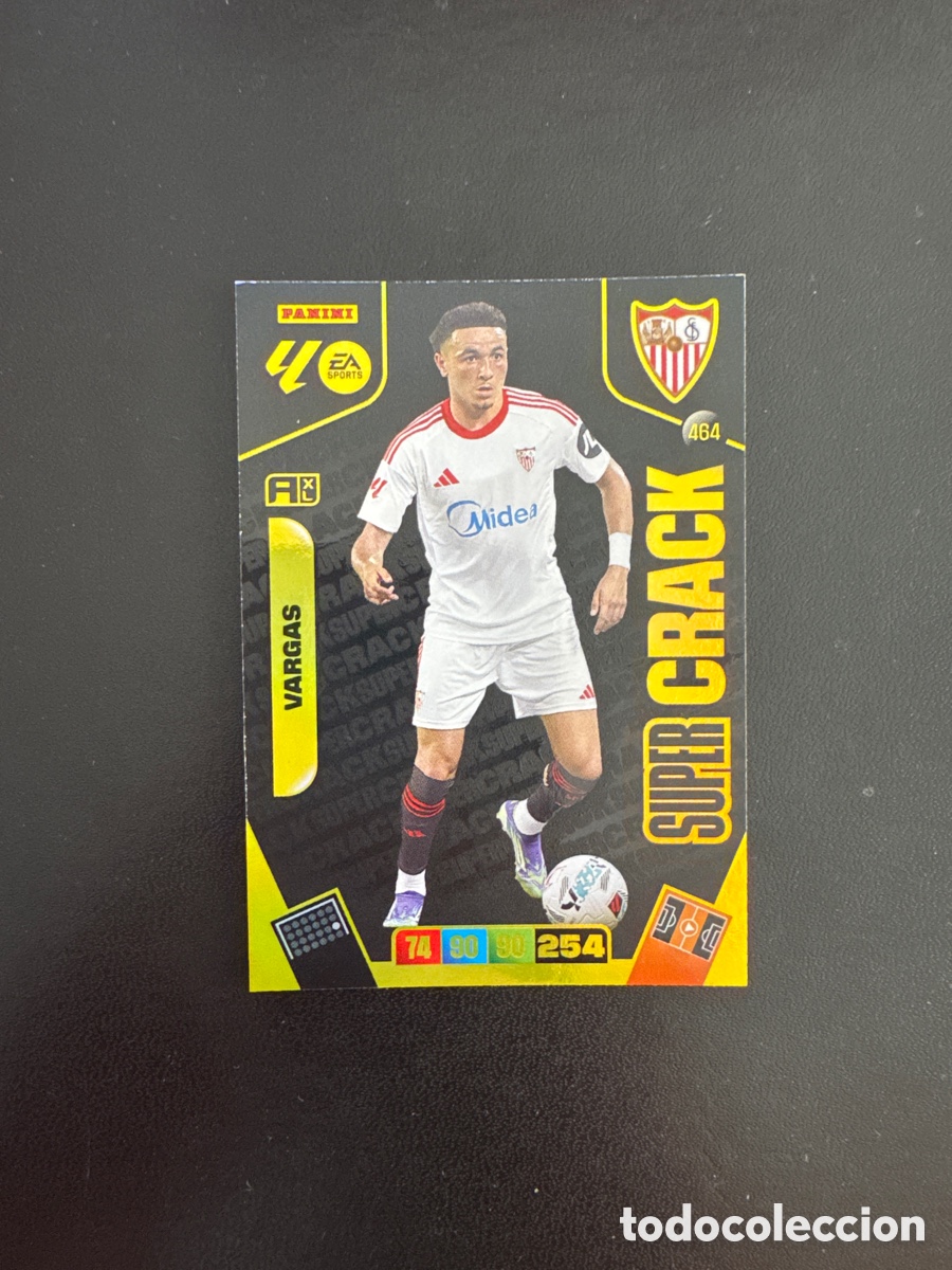 Cromos de F&uacute;tbol: VARGAS SUPERCRACK NUMERO 464 ADRENALYN 2025 2026