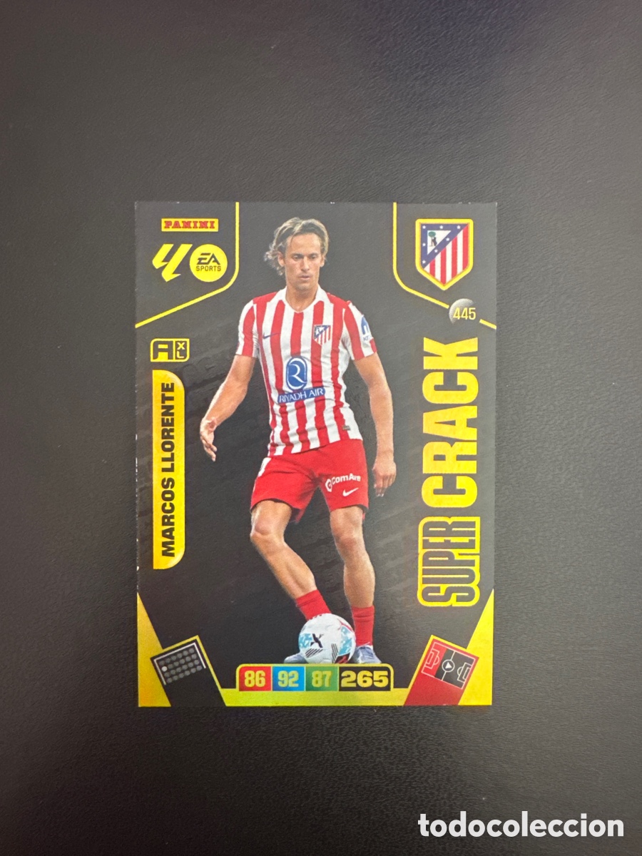 Cromos de F&uacute;tbol: MARCOS LLORENTE SUPERCRACK NUMERO 445 ADRENALYN 2025 2026
