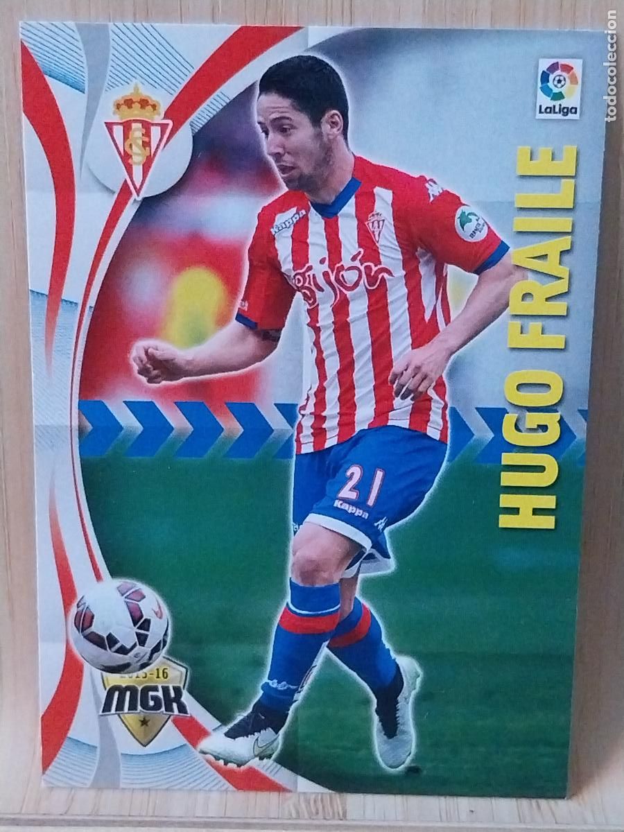Cromos de F&uacute;tbol: HUGO FRAILE SPORTING GIJON PANINI MGK MEGAKRAKS 2015 15 16 CROMO 477 - ORIGINAL TRADING CARD