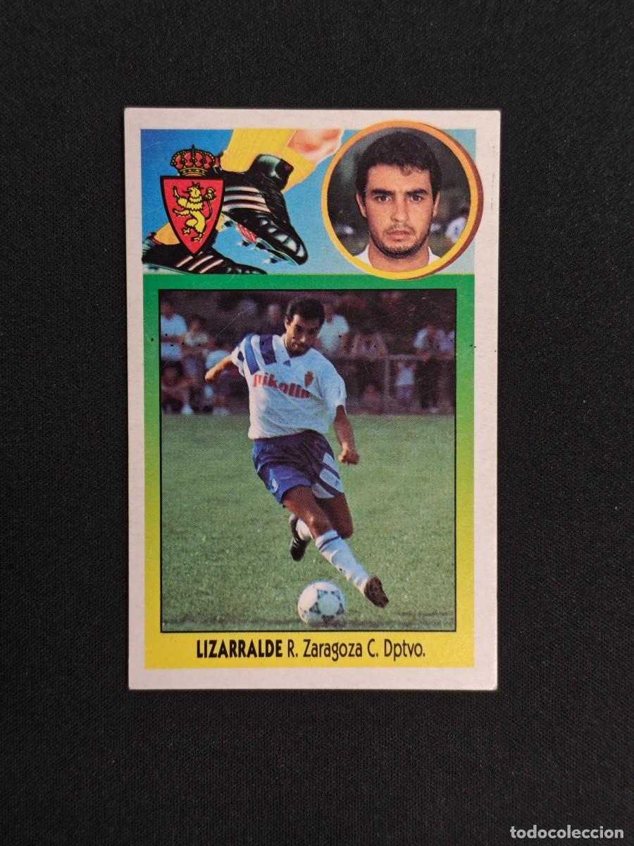Fu&szlig;ball-Sticker: CROMO LIGA ESTE LIZARRALDE ZARAGOZA NUNCA PEGADO SIN PEGAR 93 94 1993 1994 RA526