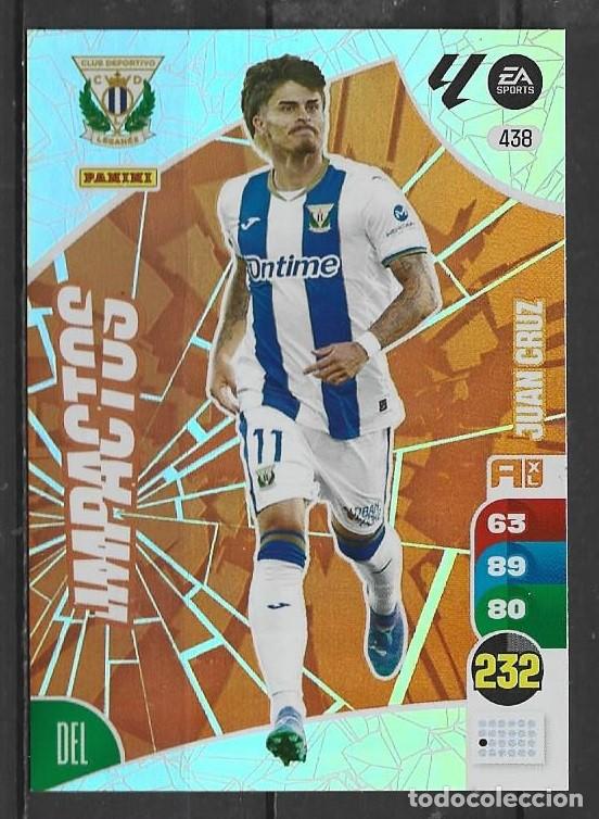 Cromos de F&uacute;tbol: Adrenanlyn 24/25 - Juan Cruz - N&ordm; 438 - Legan&eacute;s ( Impactos )