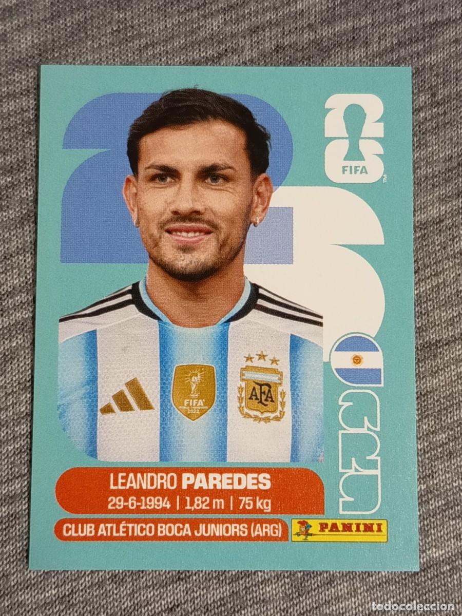 Cromos de F&uacute;tbol: PAREDES ARG 12 STICKER MUNDIAL 2026 PANINI FIFA WORLD CUP NUEVO