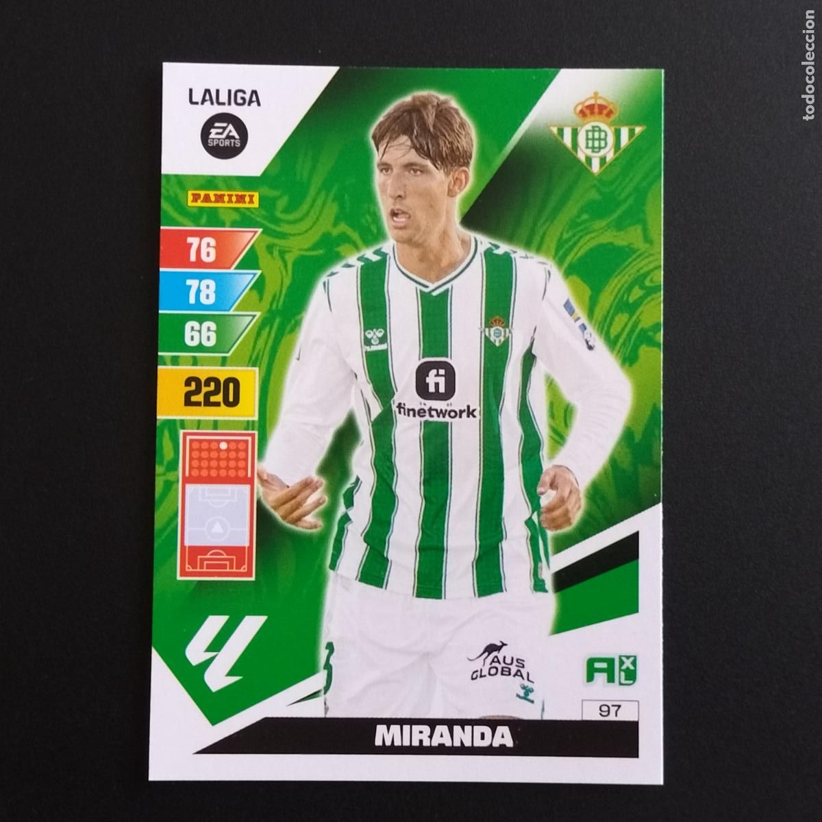Cromos de F&uacute;tbol: 97 MIRANDA BETIS CROMOS ADRENALYN XL LALIGA CARD 2023 2024 23 214 PANINI