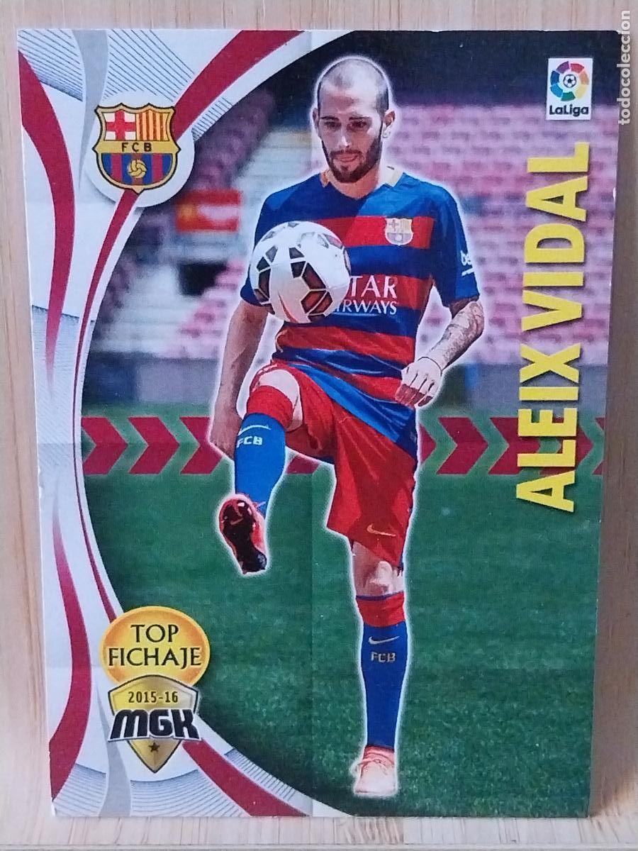 Cromos de F&uacute;tbol: ALEX VIDAL BARCELONA PANINI MGK MEGAKRAKS 2015 15 16 CROMO 76 - ORIGINAL TRADING CARD