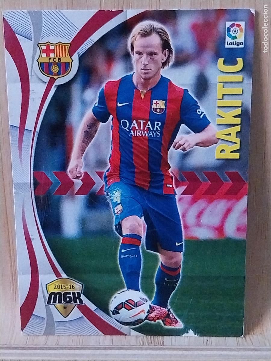 Figurine di Calcio: RAKITIC BARCELONA PANINI MGK MEGAKRAKS 2015 15 16 CROMO 68 - ORIGINAL TRADING CARD