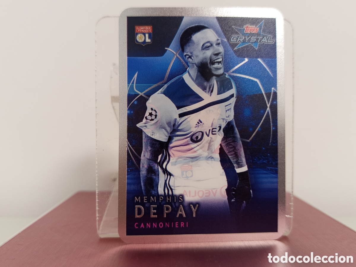 Football Stickers: ❇️ CROMO ⚽ DEPAY OLYMPIQUE DE LYON 117 CANNONIERI 18 19 2018 2019 UEFA CHAMPIONS TOPPS CRYSTAL ❇️