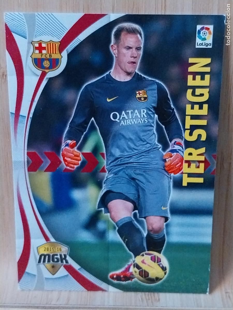 Football Stickers: TER STEGEN BARCELONA PANINI MGK MEGAKRAKS 2015 15 16 CROMO 58 *- ORIGINAL TRADING CARD