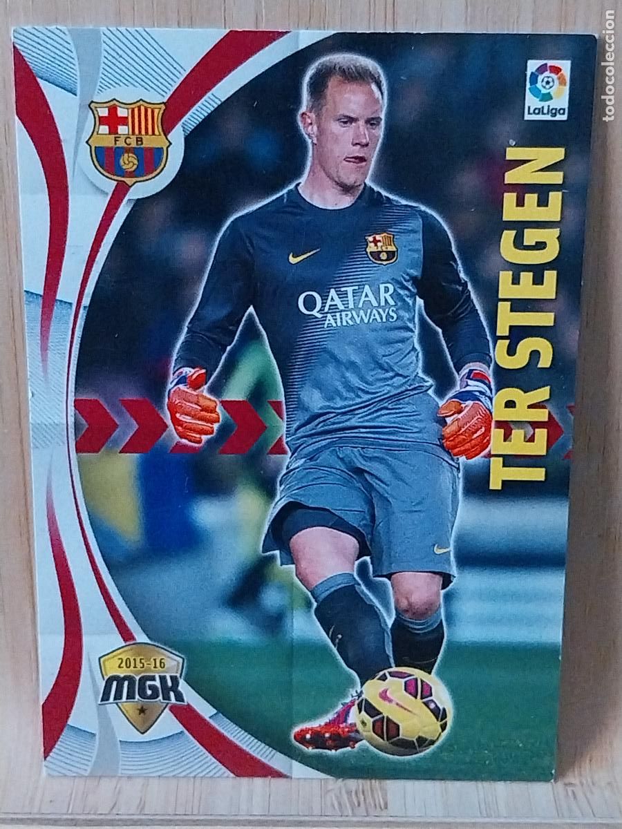 Football Stickers: TER STEGEN BARCELONA PANINI MGK MEGAKRAKS 2015 15 16 CROMO 58 * ORIGINAL TRADING CARD