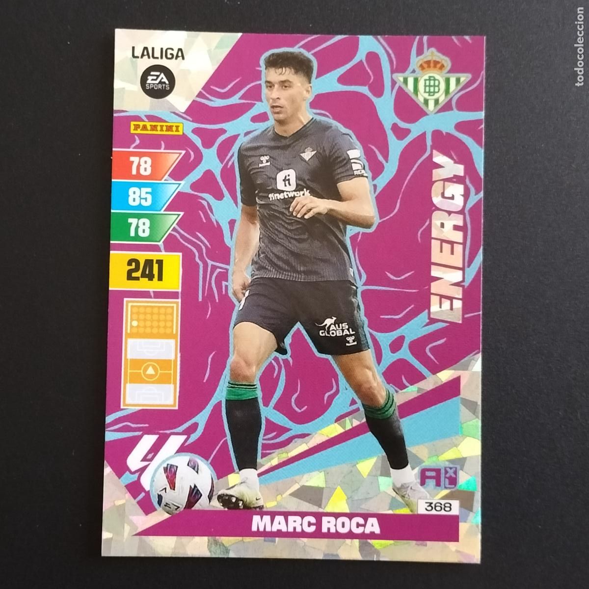 Cromos de F&uacute;tbol: 368 MARC ROCA ENERGY BETIS CROMOS ADRENALYN XL LALIGA CARD 2023 2024 23 24 PANINI