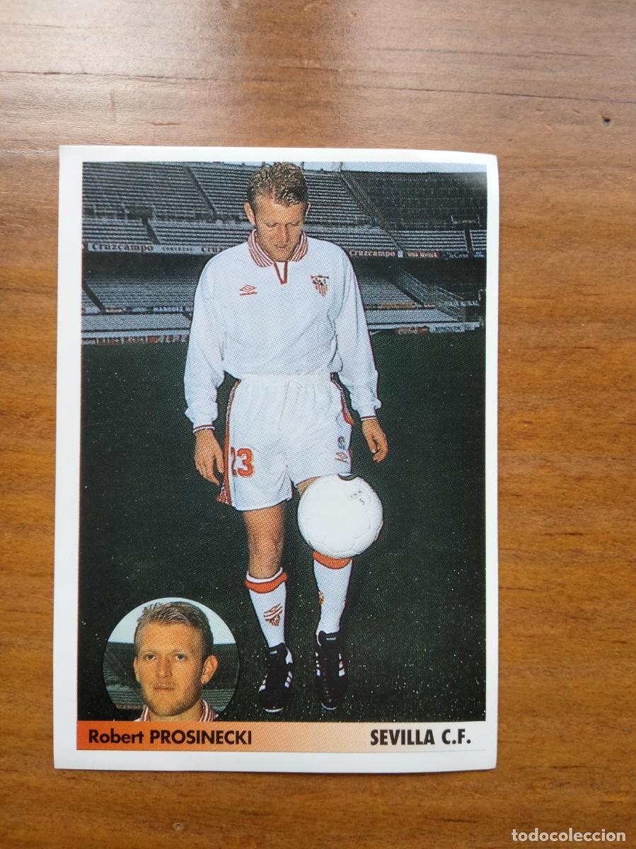 Cartes &agrave; collectionner de Football: Prosinecki coloca sin pegar 259a Sevilla cromo &aacute;lbum liga mejores equipos de europa 96 97 Panini